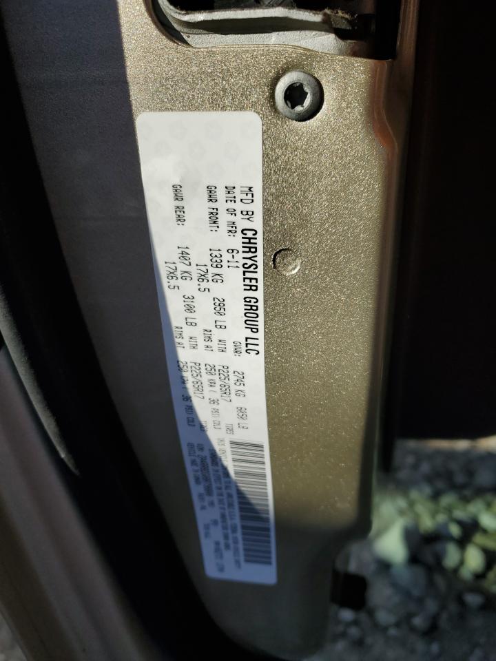 2011 Chrysler Town & Country Touring L VIN: 2A4RR8DG0BR798800 Lot: 92286795