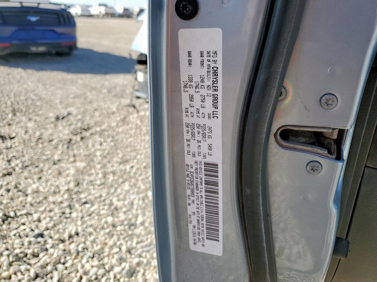 2013 Dodge Journey Sxt VIN: 3C4PDCBG0DT568059 Lot: 91854755