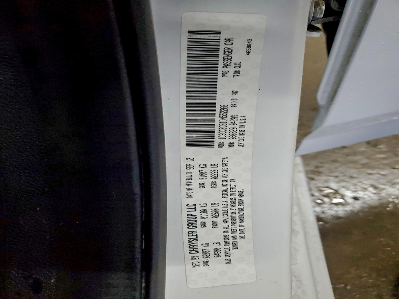 2013 Dodge Avenger Sxt VIN: 1C3CDZCB1DN552266 Lot: 93920365