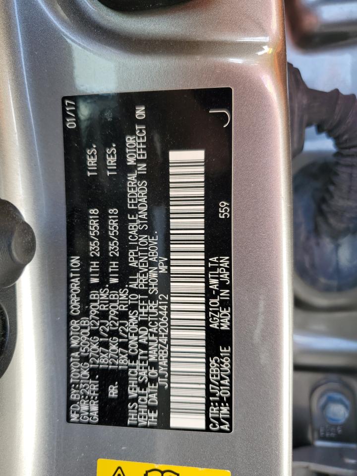 2017 Lexus Nx 200T Base VIN: JTJYARBZ4H2064412 Lot: 92649055