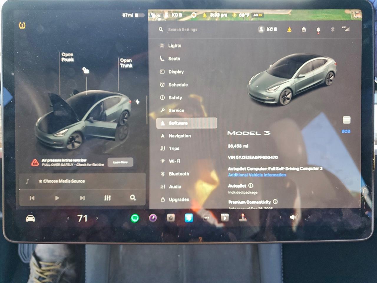 2023 Tesla Model 3 VIN: 5YJ3E1EA6PF650470 Lot: 94355375