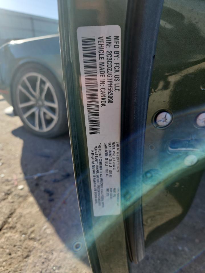 2023 Dodge Challenger Gt VIN: 2C3CDZJG7PH563090 Lot: 90950775