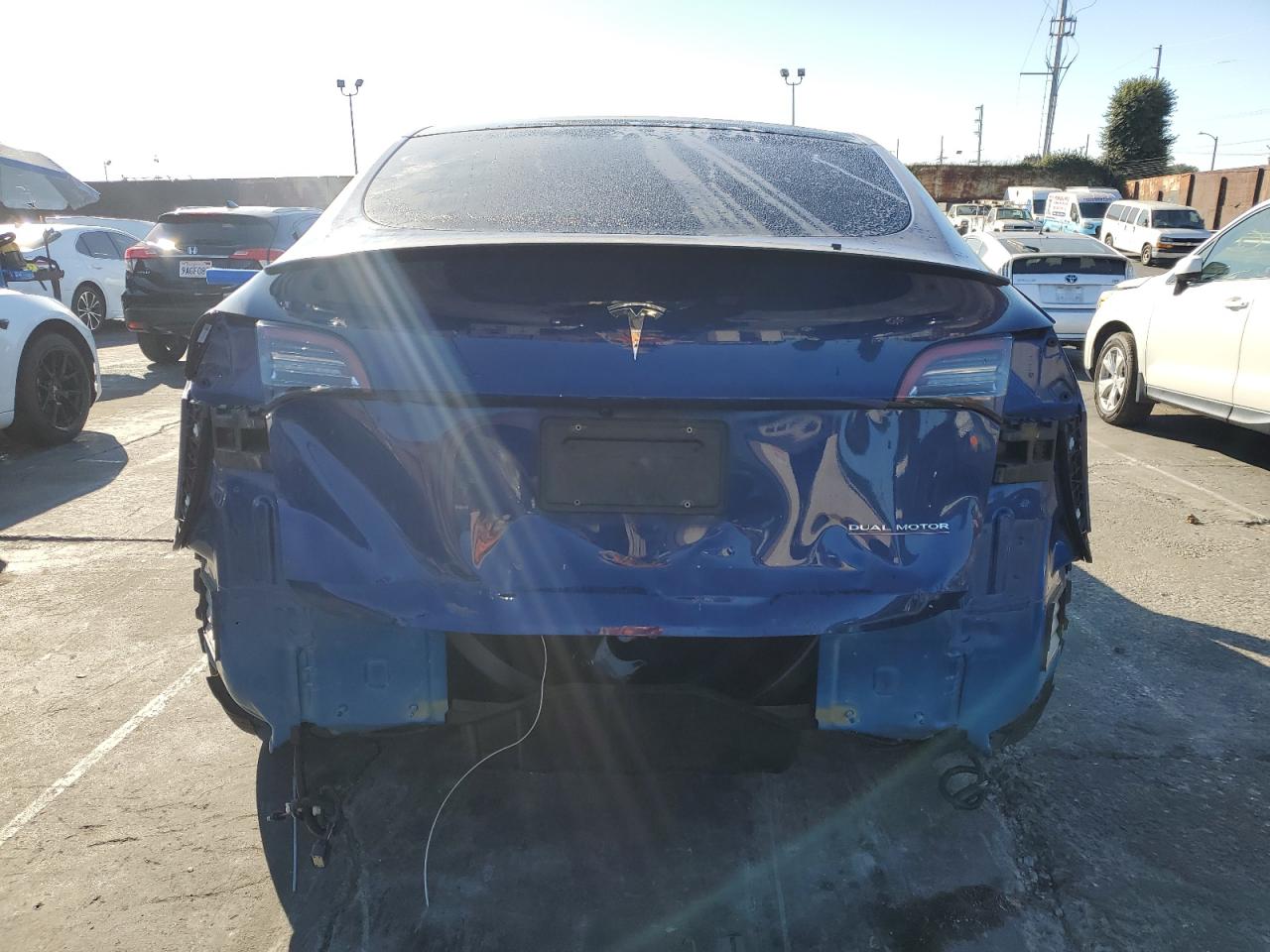 2021 Tesla Model Y VIN: 5YJYGDEF8MF091996 Lot: 91911825