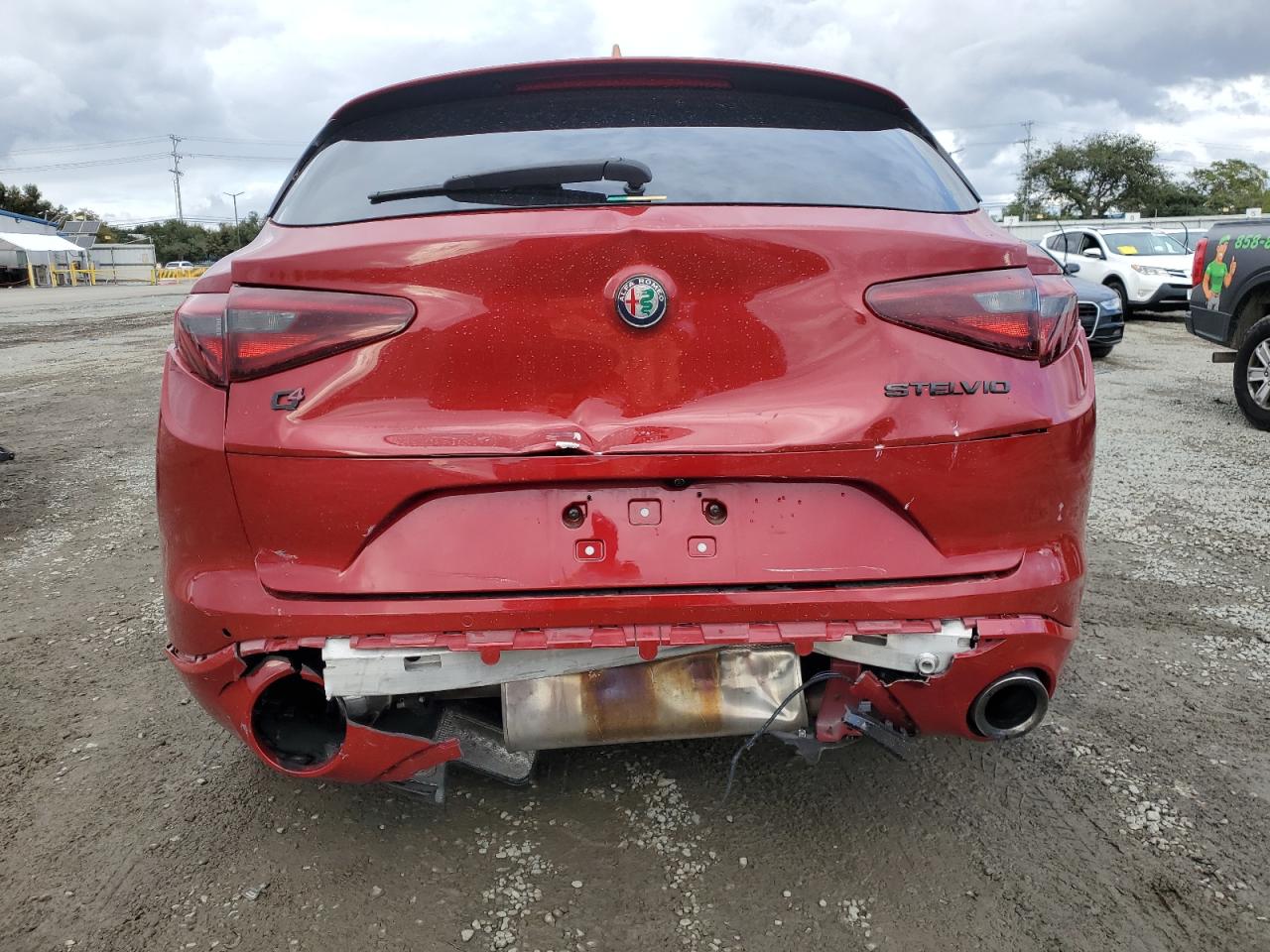 2020 Alfa Romeo Stelvio Ti VIN: ZASPAKBN6L7C91784 Lot: 93338905