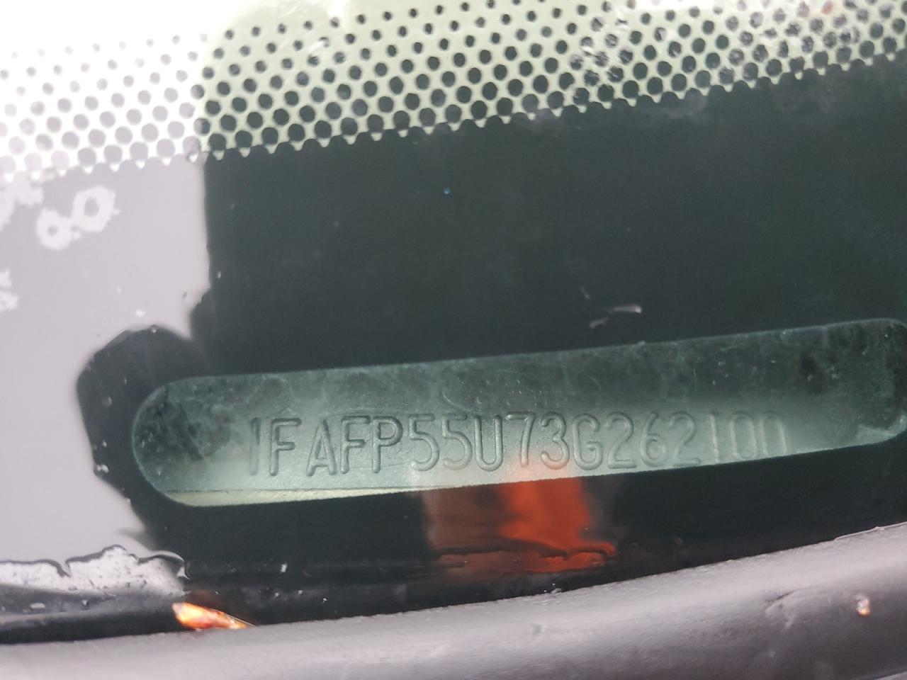 2003 Ford Taurus Ses VIN: 1FAFP55U73G262100 Lot: 92924685