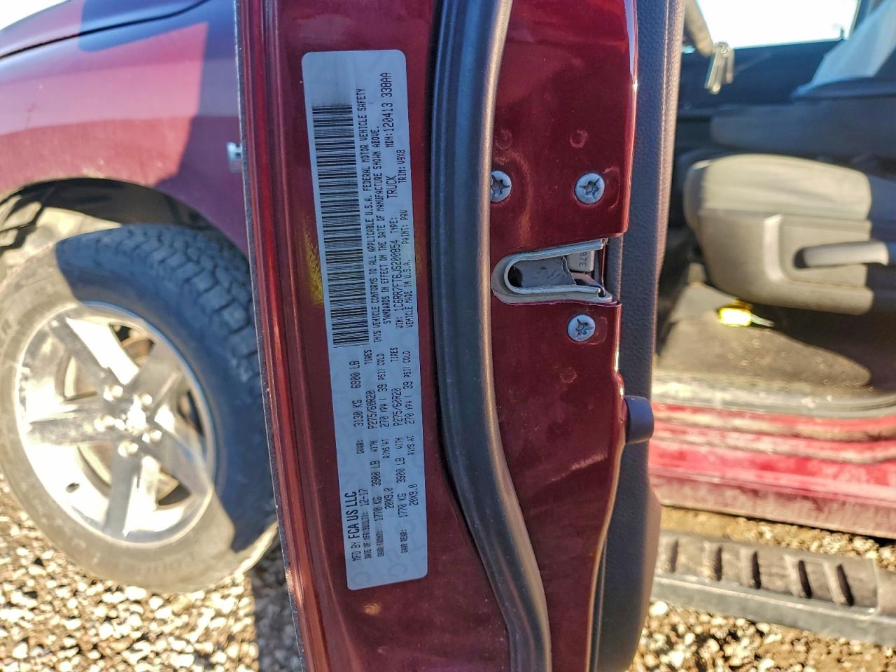 2018 Ram 1500 St VIN: 1C6RR7FT6JS200854 Lot: 94348255