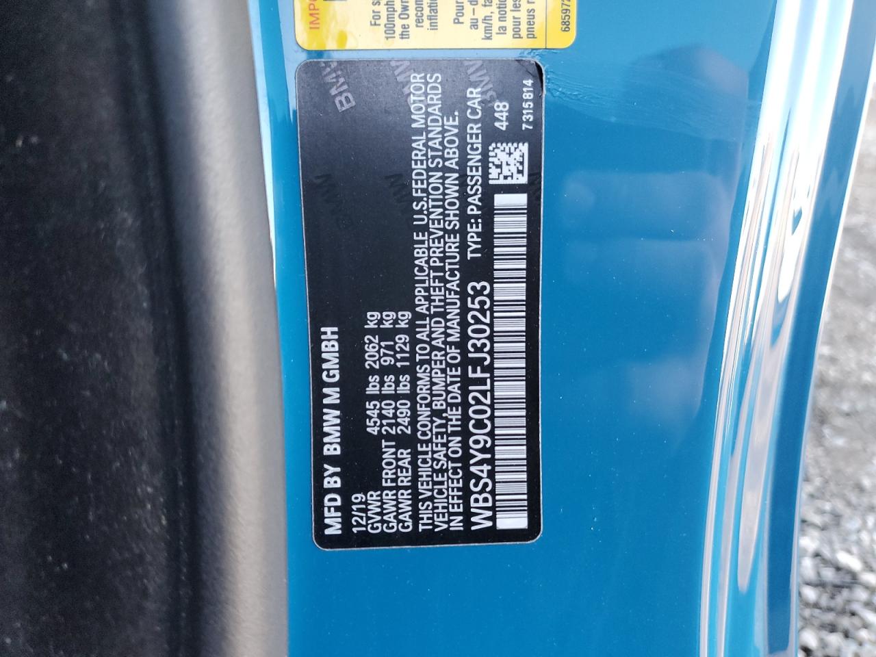 Фото: WBS4Y9C02LFJ30253