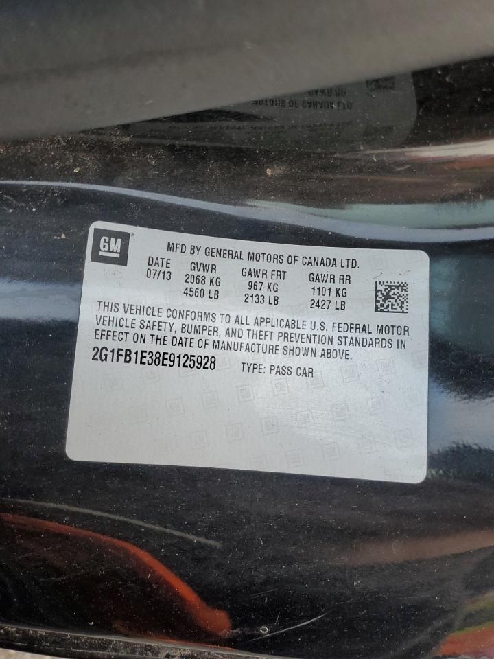 2014 Chevrolet Camaro Lt VIN: 2G1FB1E38E9125928 Lot: 93337065