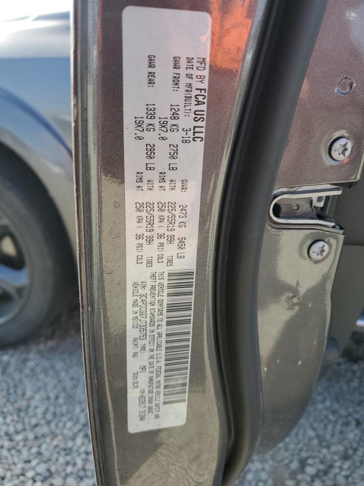 2018 Dodge Journey Crossroad VIN: 3C4PDCGG7JT335753 Lot: 92726175