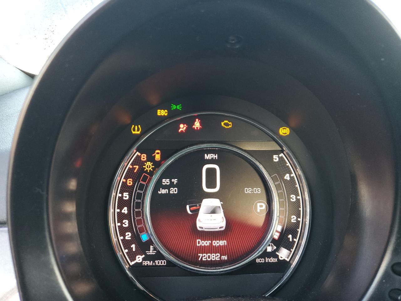 2015 Fiat 500 Sport VIN: 3C3CFFBRXFT707231 Lot: 92648045