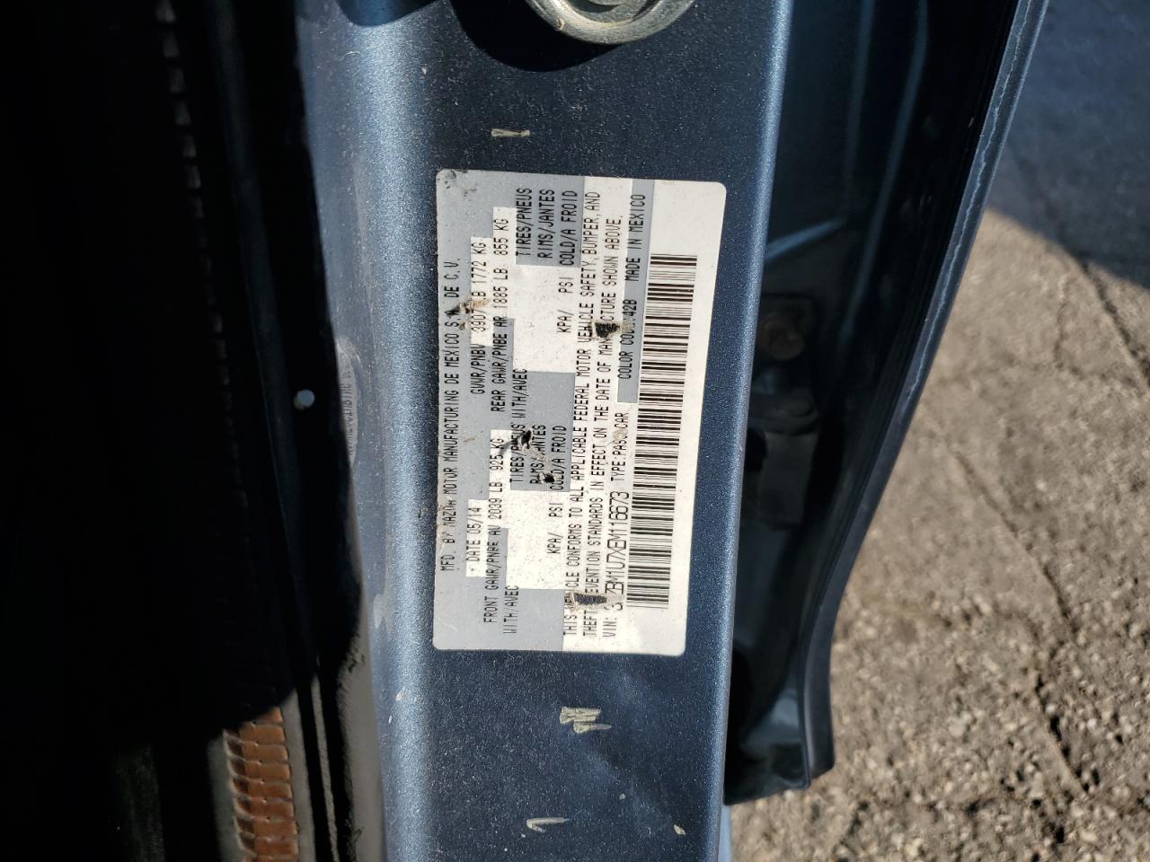 2014 Mazda 3 Sport VIN: 3MZBM1U7XEM116673 Lot: 91763275