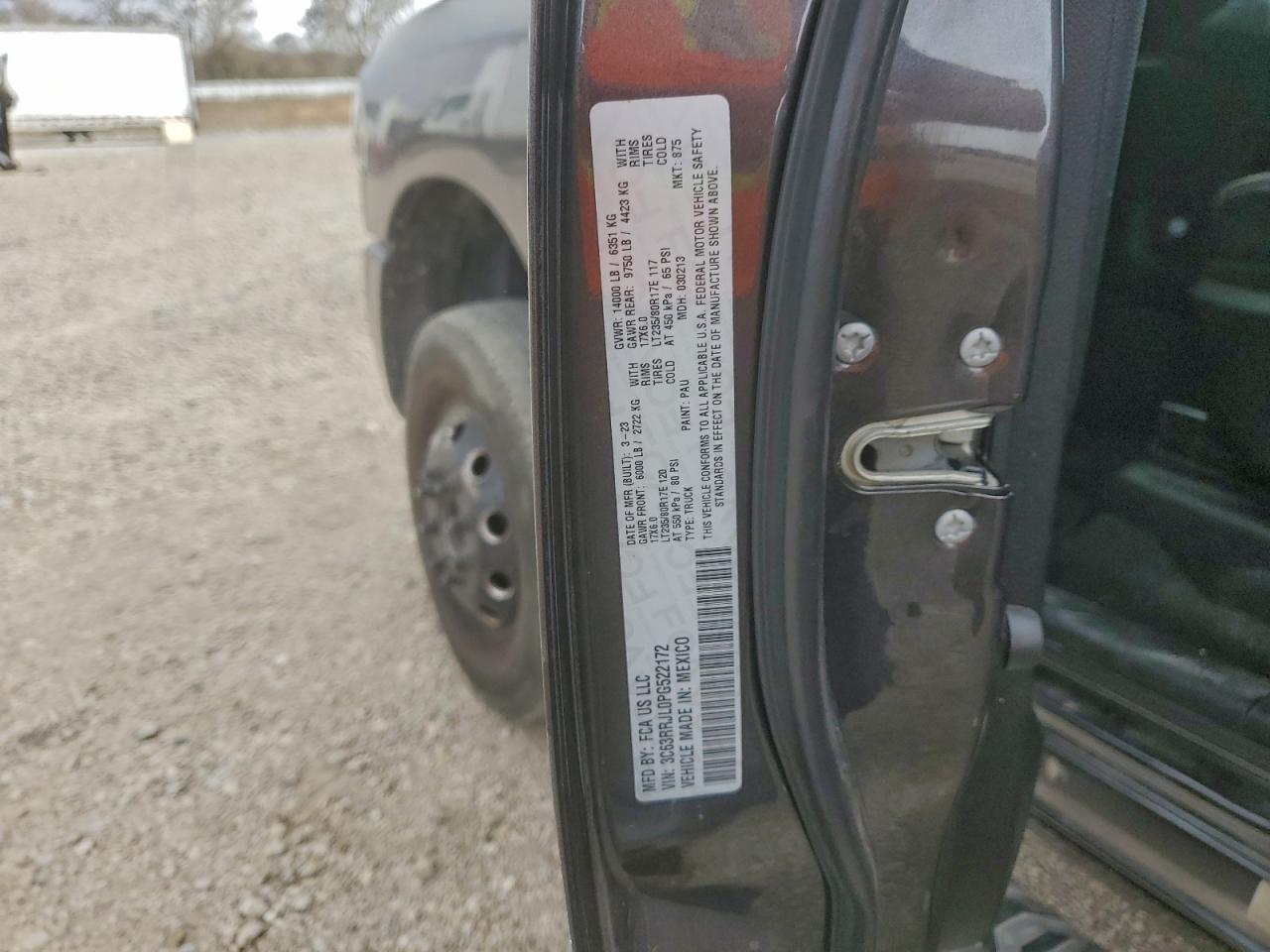 2023 Ram 3500 Laramie VIN: 3C63RRJL0PG522172 Lot: 92714685