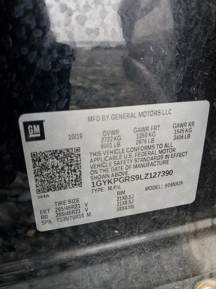 2020 Cadillac Xt6 Sport VIN: 1GYKPGRS9LZ127390 Lot: 91885275