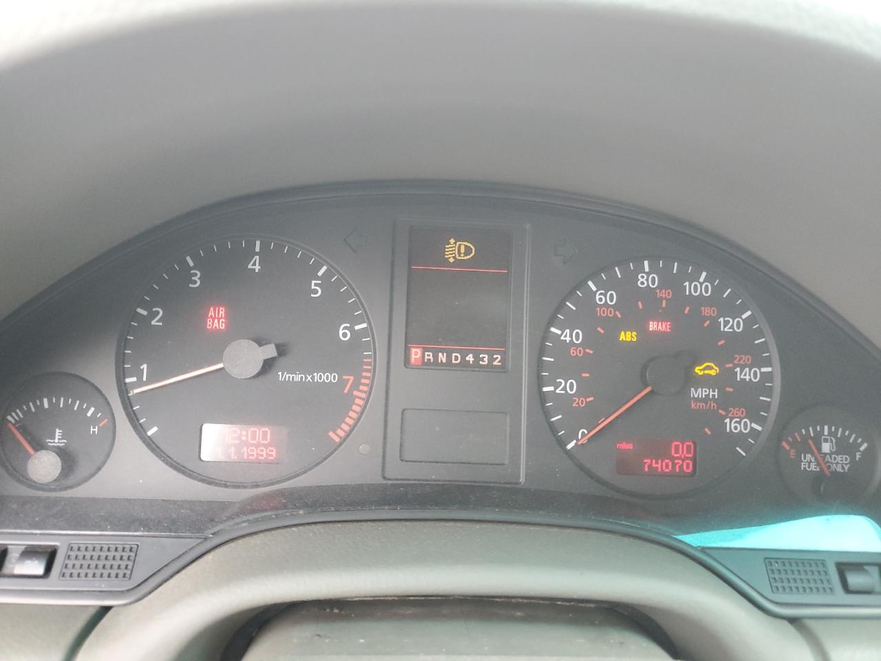 2000 Audi A8 Quattro VIN: WAUFL54D6YN003685 Lot: 92690465