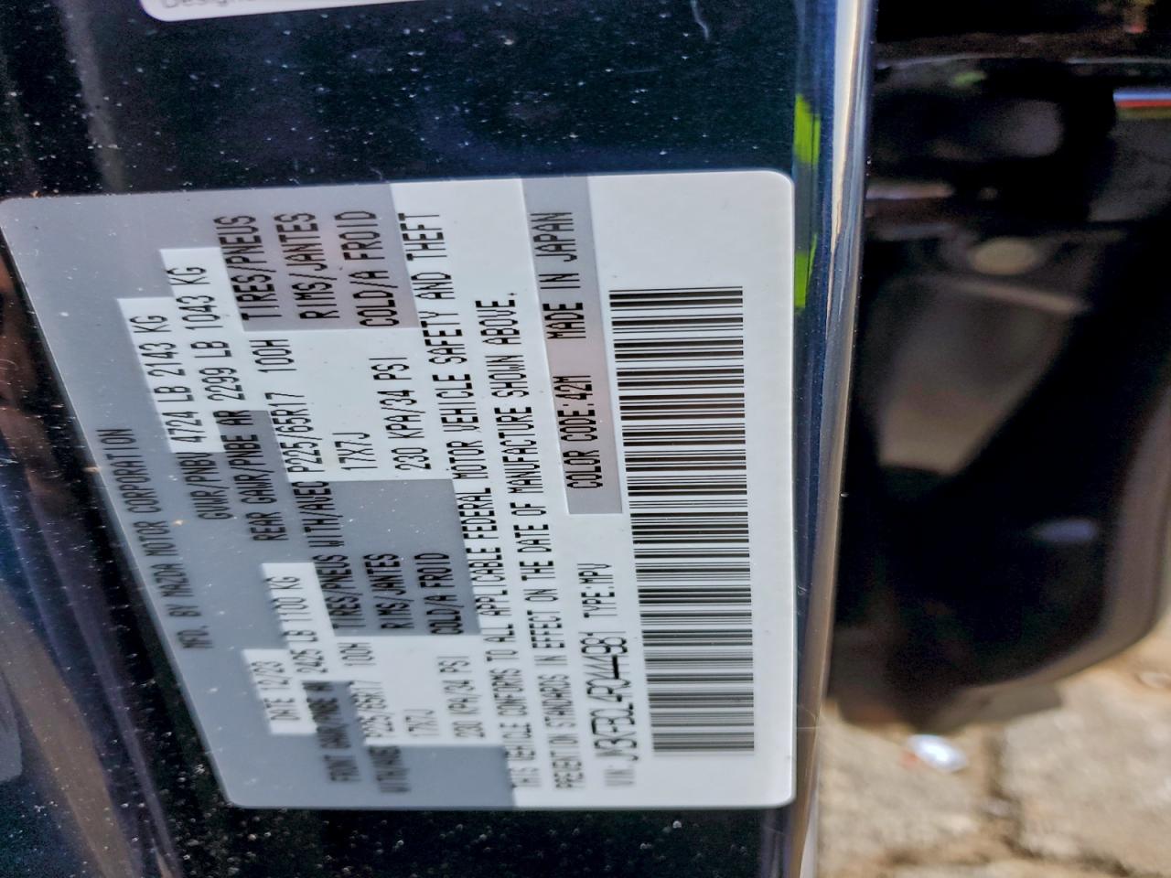 2024 Mazda Cx-5 Preferred VIN: JM3KFBCL4R0444981 Lot: 92884885