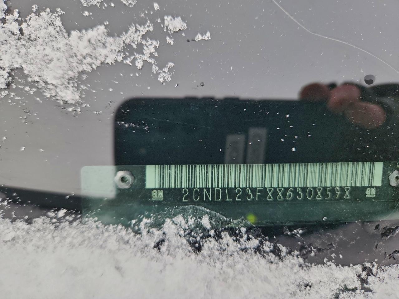 2008 Chevrolet Equinox Ls VIN: 2CNDL23F886308598 Lot: 95056145