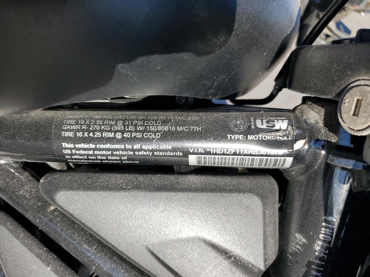 2024 Harley-Davidson Rh975 S VIN: 1HD1ZF11XRB301878 Lot: 93064075