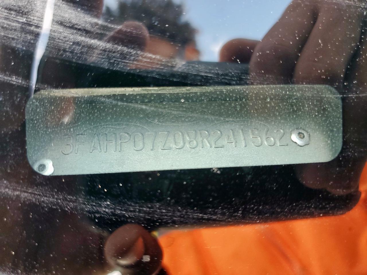 2008 Ford Fusion Se VIN: 3FAHP07Z08R241562 Lot: 89718725