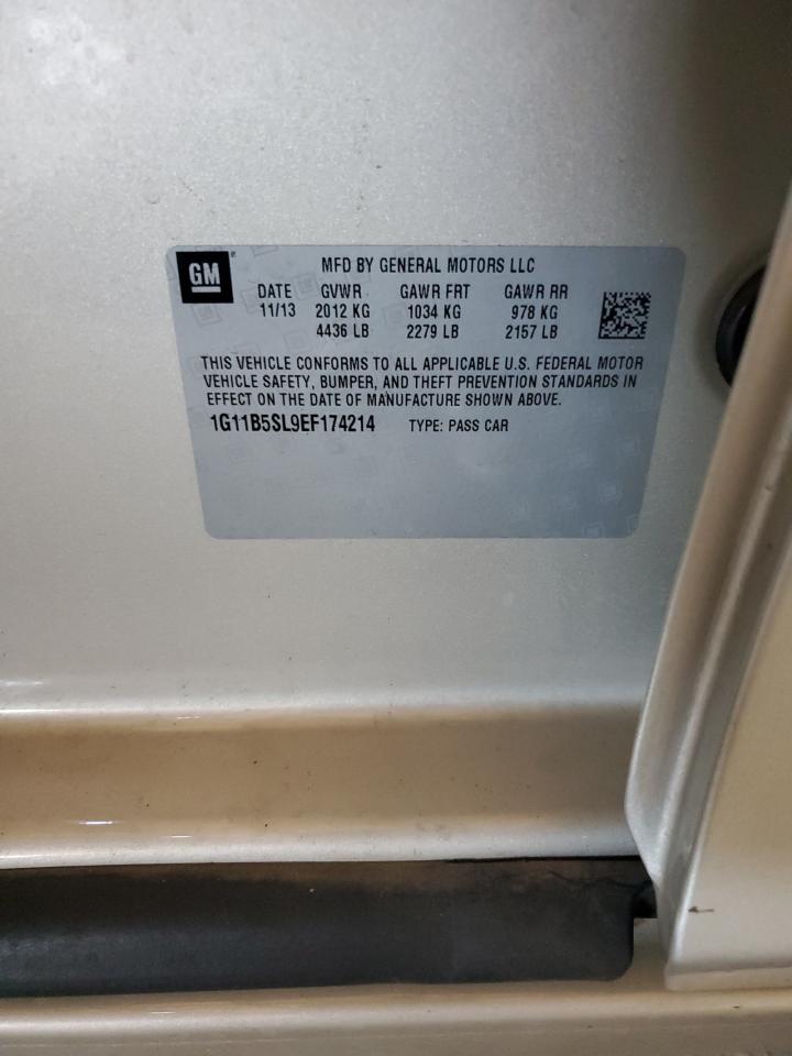 2014 Chevrolet Malibu Ls VIN: 1G11B5SL9EF174214 Lot: 91388285