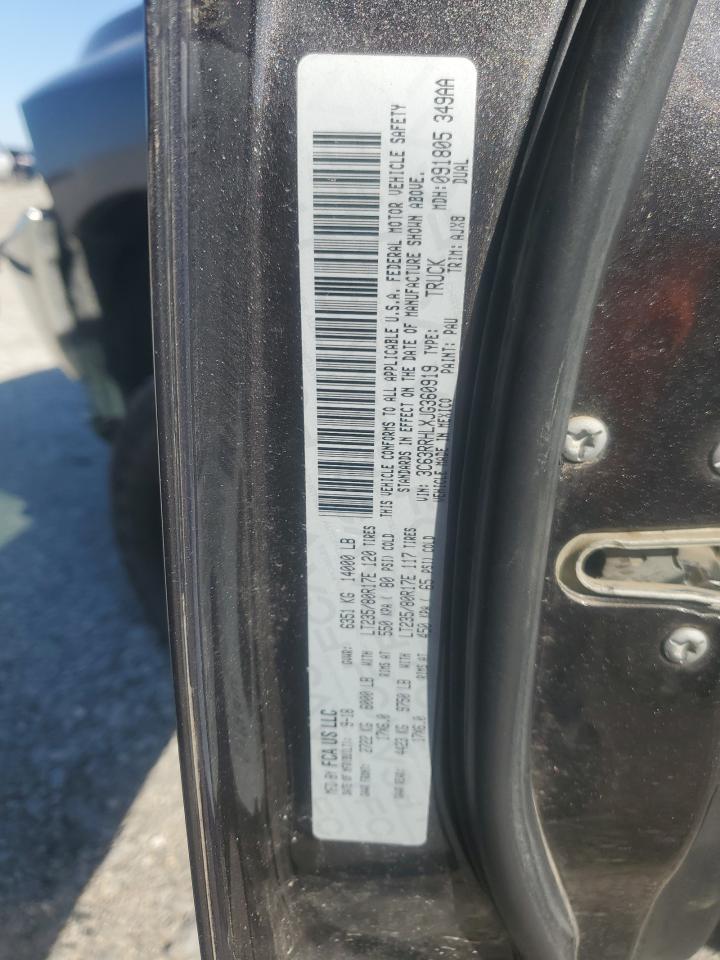 2018 Ram 3500 Slt VIN: 3C63RRHLXJG360919 Lot: 82709405