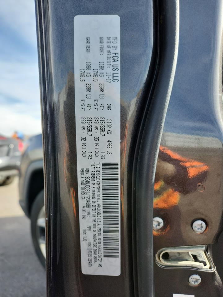 2018 Jeep Compass Trailhawk VIN: 3C4NJDDB1JT234688 Lot: 91617385