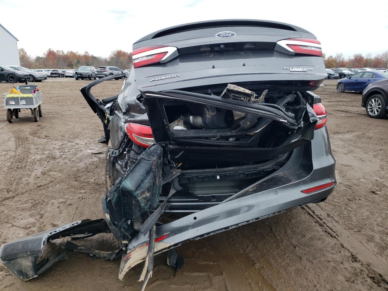 2019 Ford Fusion Titanium VIN: 3FA6P0D91KR186767 Lot: 92086725