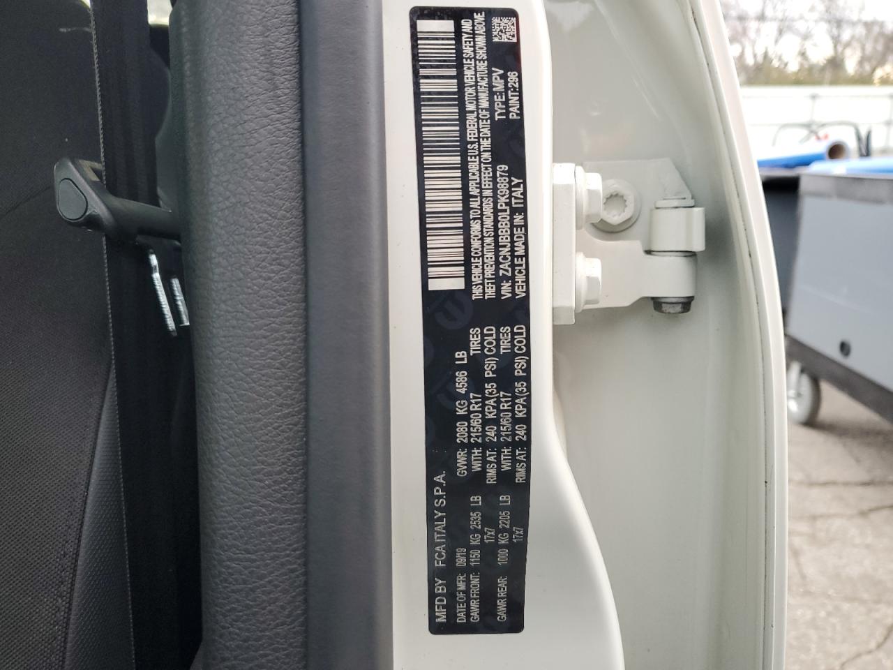 2020 Jeep Renegade Latitude VIN: ZACNJBBB0LPK98879 Lot: 92916495