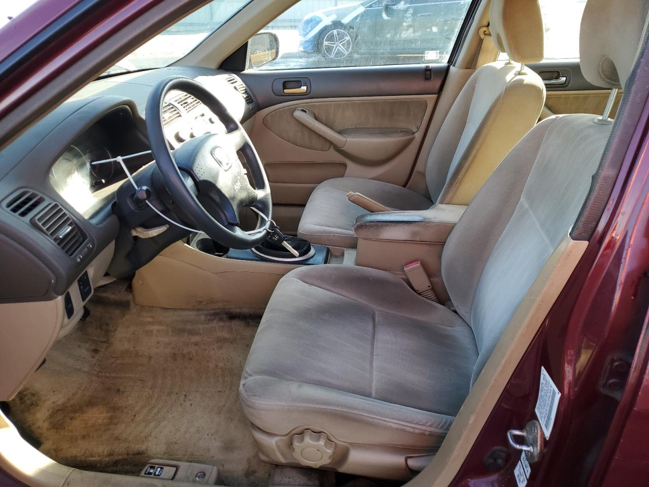 2003 Honda Civic Lx VIN: 2HGES15523H626970 Lot: 92487945