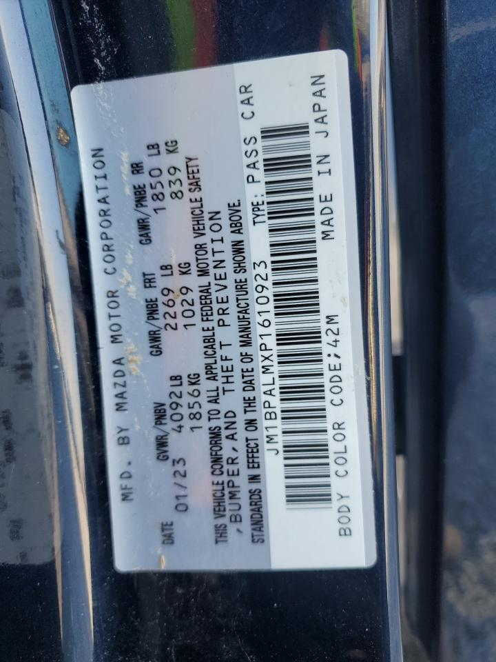 2023 Mazda 3 Preferred VIN: JM1BPALMXP1610923 Lot: 91566345