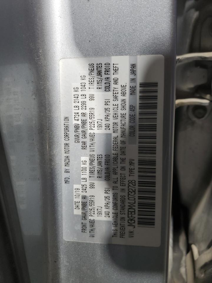 2020 Mazda Cx-5 Grand Touring VIN: JM3KFBDMXL0732728 Lot: 92904075