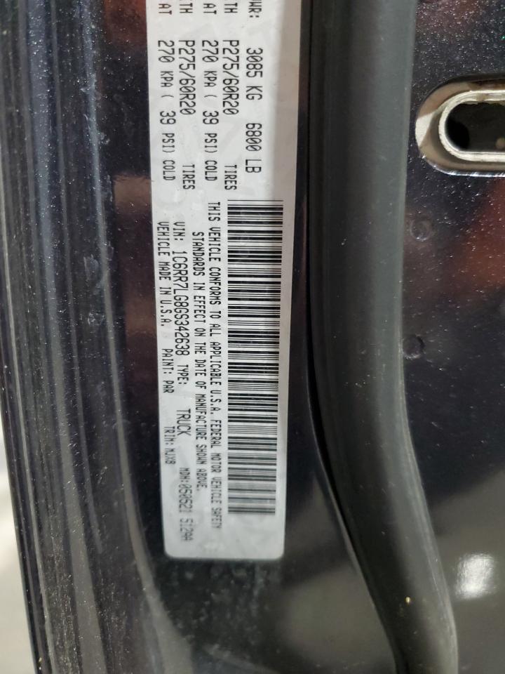 2016 Ram 1500 Slt VIN: 1C6RR7LG8GS342638 Lot: 92836845