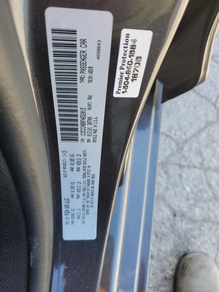 2015 Chrysler 200 Limited VIN: 1C3CCCAB8FN652015 Lot: 91678665