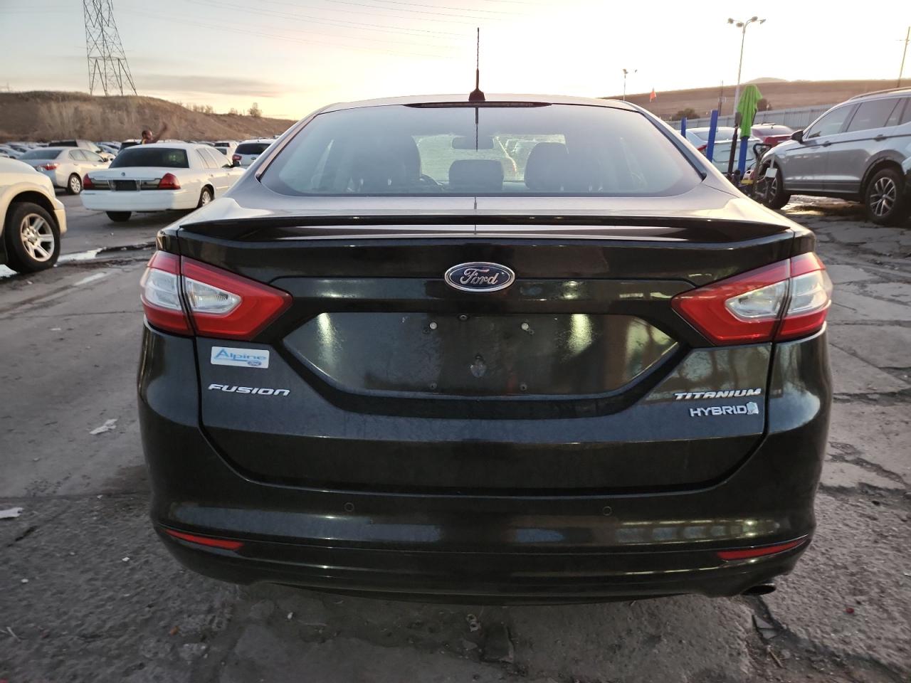 2016 Ford Fusion Titanium Hev VIN: 3FA6P0RU9GR365272 Lot: 92618605