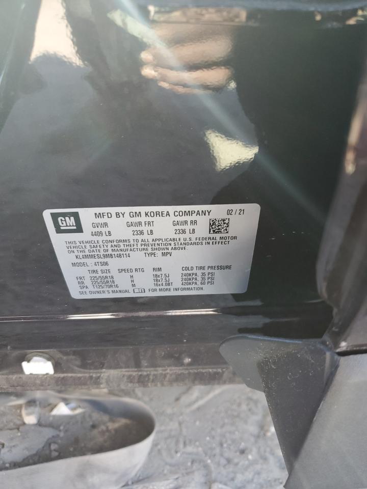 2021 Buick Encore Gx Select VIN: KL4MMESL9MB148114 Lot: 92173425