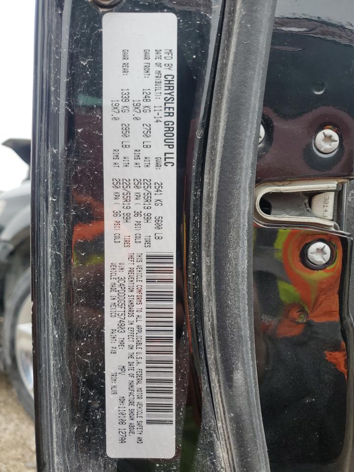 2015 Dodge Journey Limited VIN: 3C4PDDDG5FT574803 Lot: 93030445