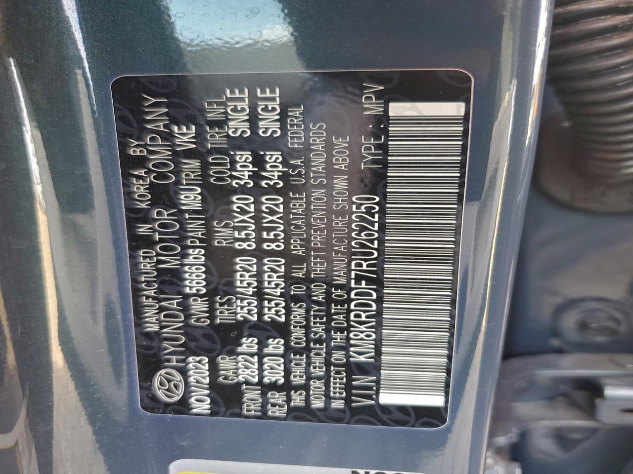 2024 Hyundai Ioniq 5 Limited VIN: KM8KRDDF7RU262250 Lot: 94088555