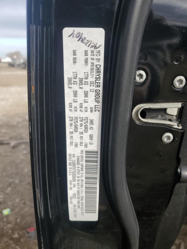 2013 Ram 1500 Sport VIN: 1C6RR7HT7DS556960 Lot: 91523895