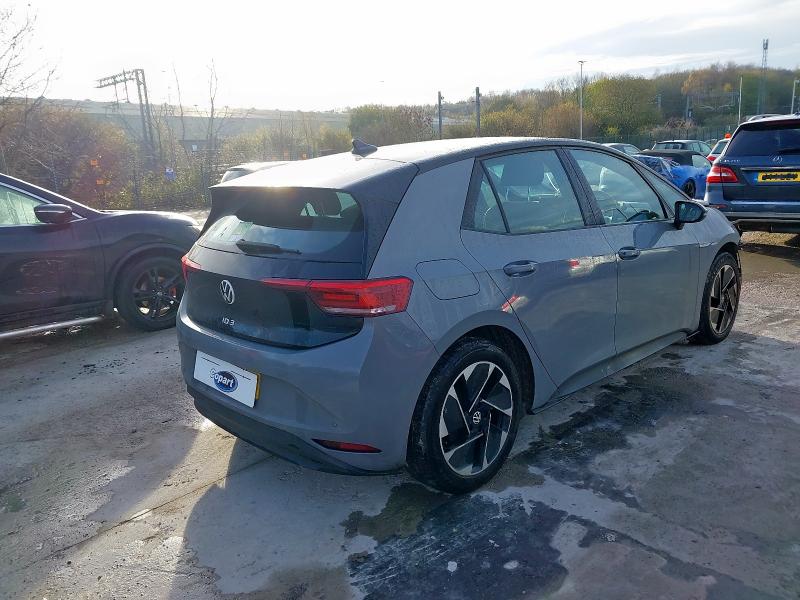 2021 VOLKSWAGEN ID.3 150KW LIFE PRO PERFORMANCE 58KWH 5DR AUTO