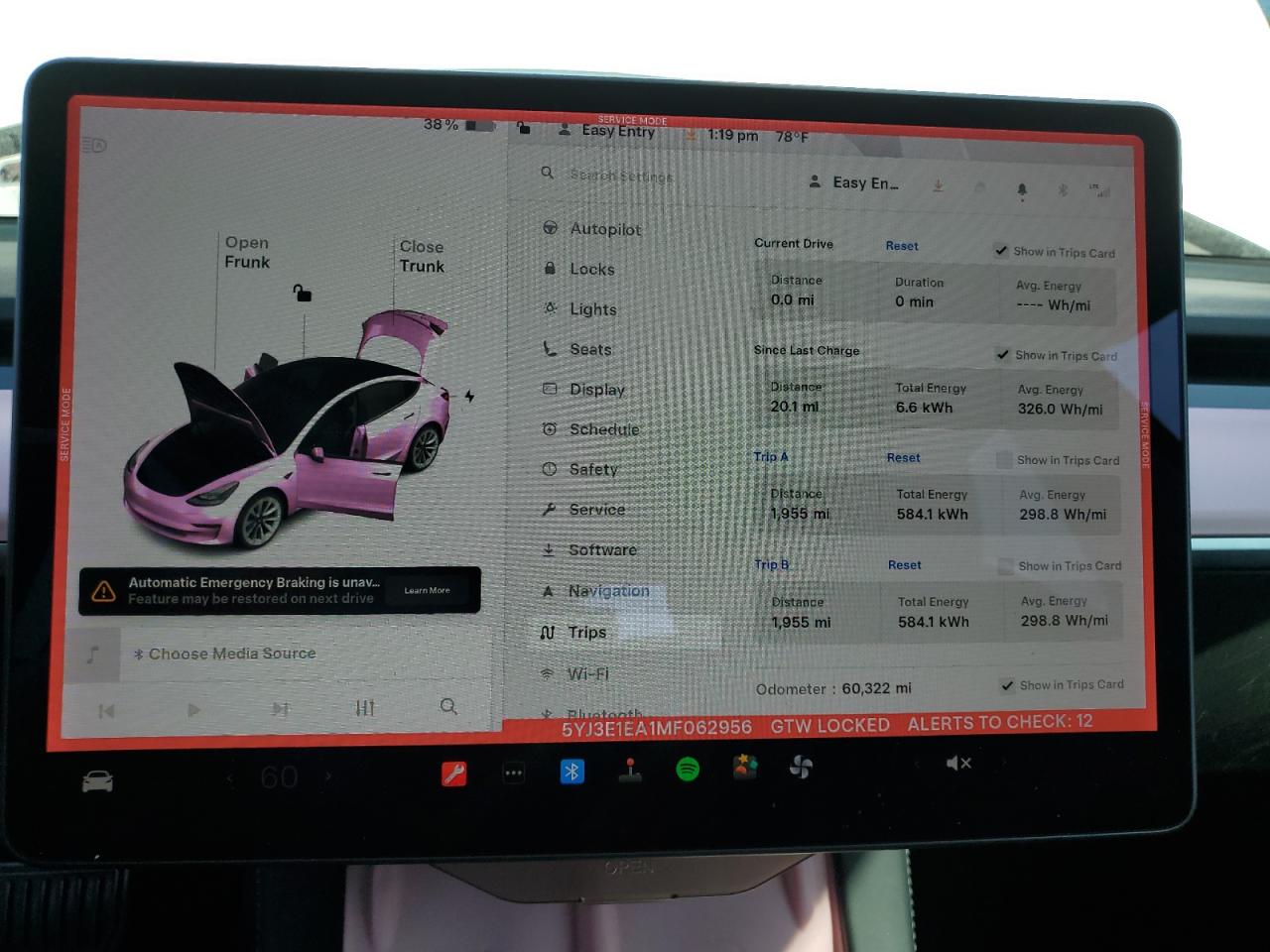 2021 Tesla Model 3 VIN: 5YJ3E1EA1MF062956 Lot: 91703465