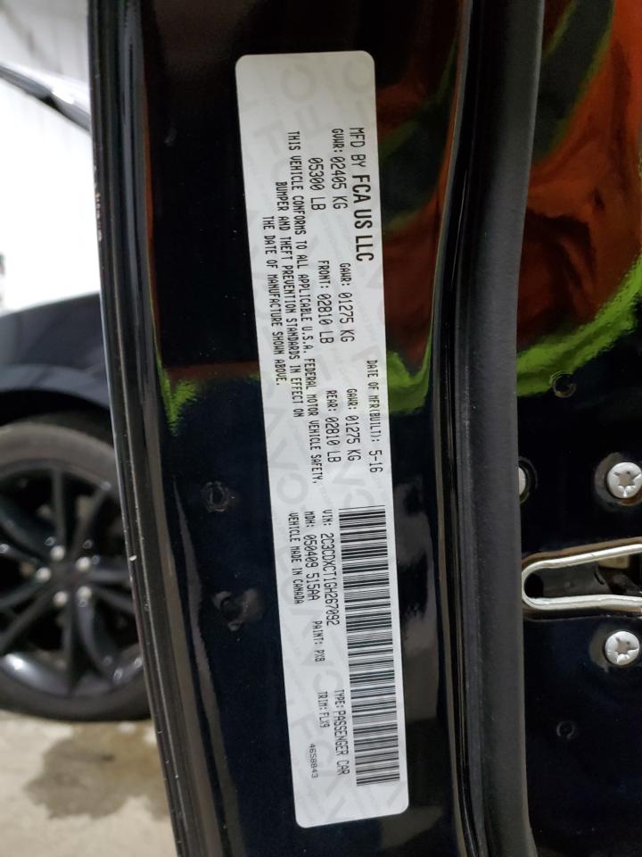 2016 Dodge Charger R/T VIN: 2C3CDXCT1GH267092 Lot: 93380265