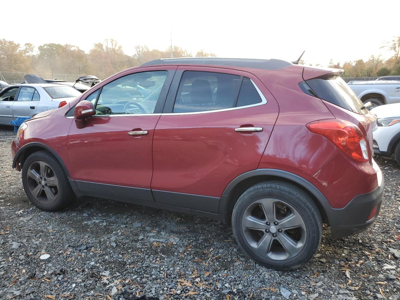 2014 Buick Encore red suv gas KL4CJASB9EB553556 photo #3