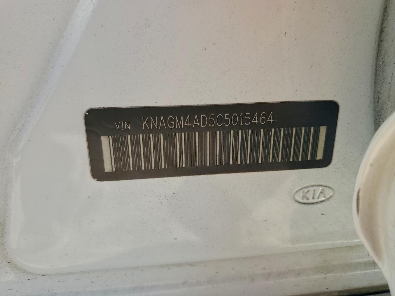 2012 Kia Optima Hybrid VIN: KNAGM4AD5C5015464 Lot: 94510265