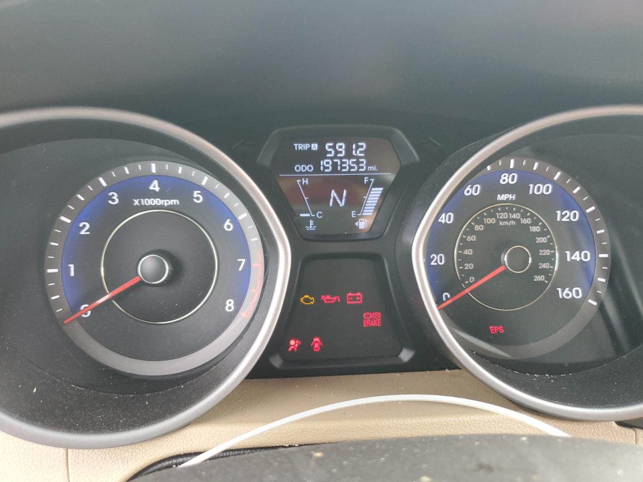 2012 Hyundai Elantra Gls VIN: KMHDH4AE1CU381734 Lot: 92882675