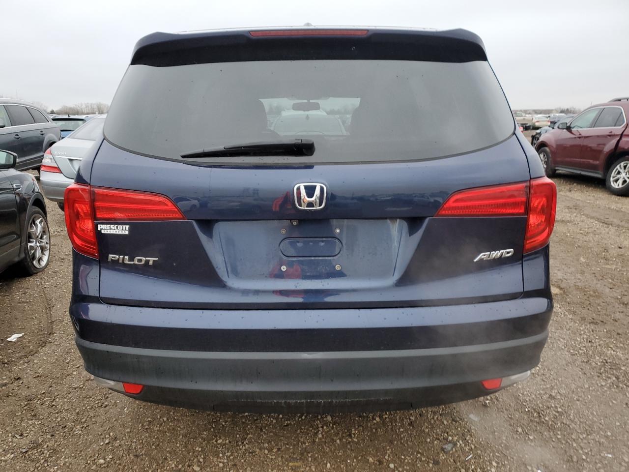 2016 Honda Pilot Exl VIN: 5FNYF6H51GB087648 Lot: 93322485