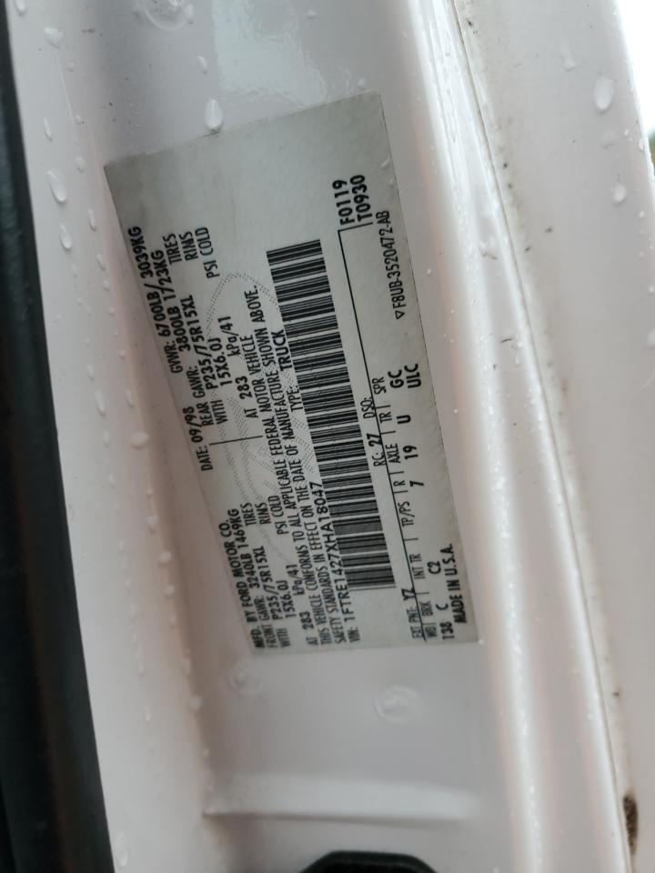 1999 Ford Econoline E150 Van VIN: 1FTRE1427XHA18047 Lot: 85209825