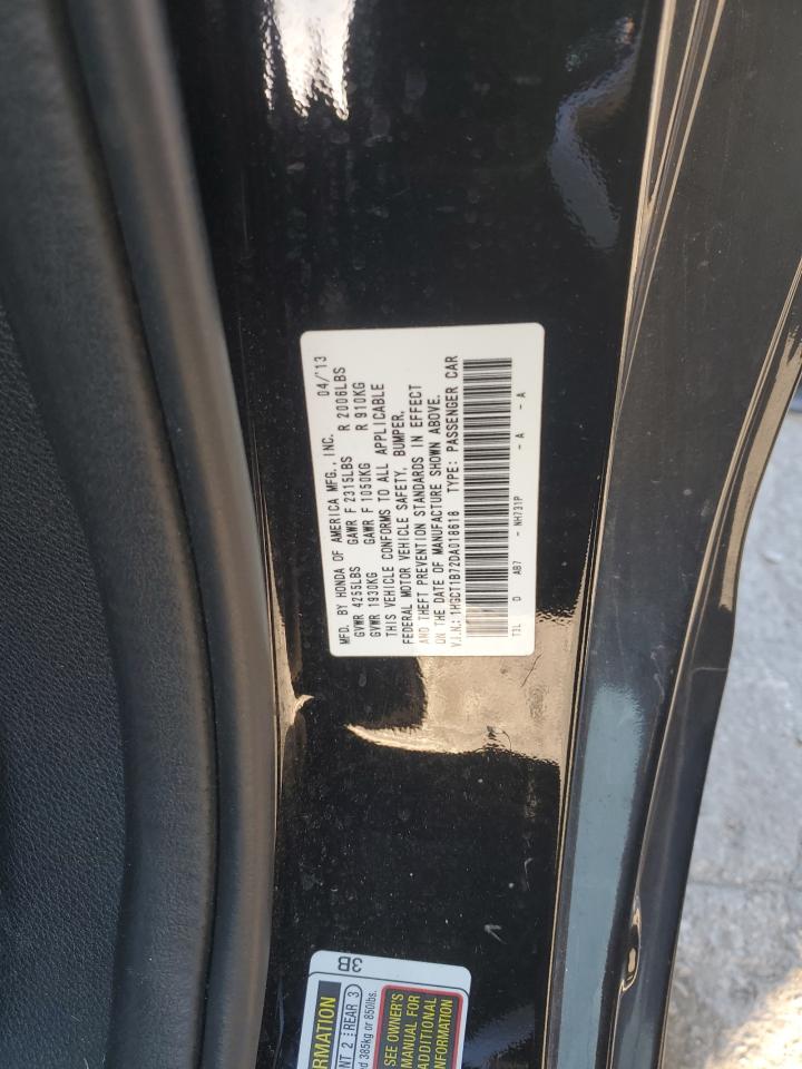 2013 Honda Accord Ex VIN: 1HGCT1B72DA018618 Lot: 92942655
