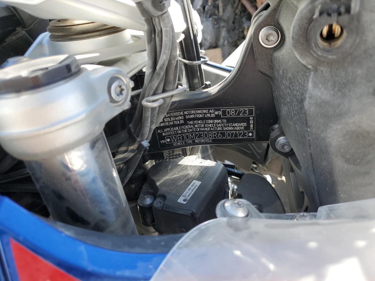 2024 BMW R 1300 Gs VIN: WB10M2308R6J07123 Lot: 91630985