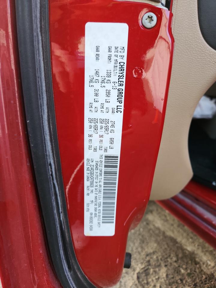 2013 Dodge Grand Caravan Se VIN: 2C4RDGBGXDR799828 Lot: 92749325