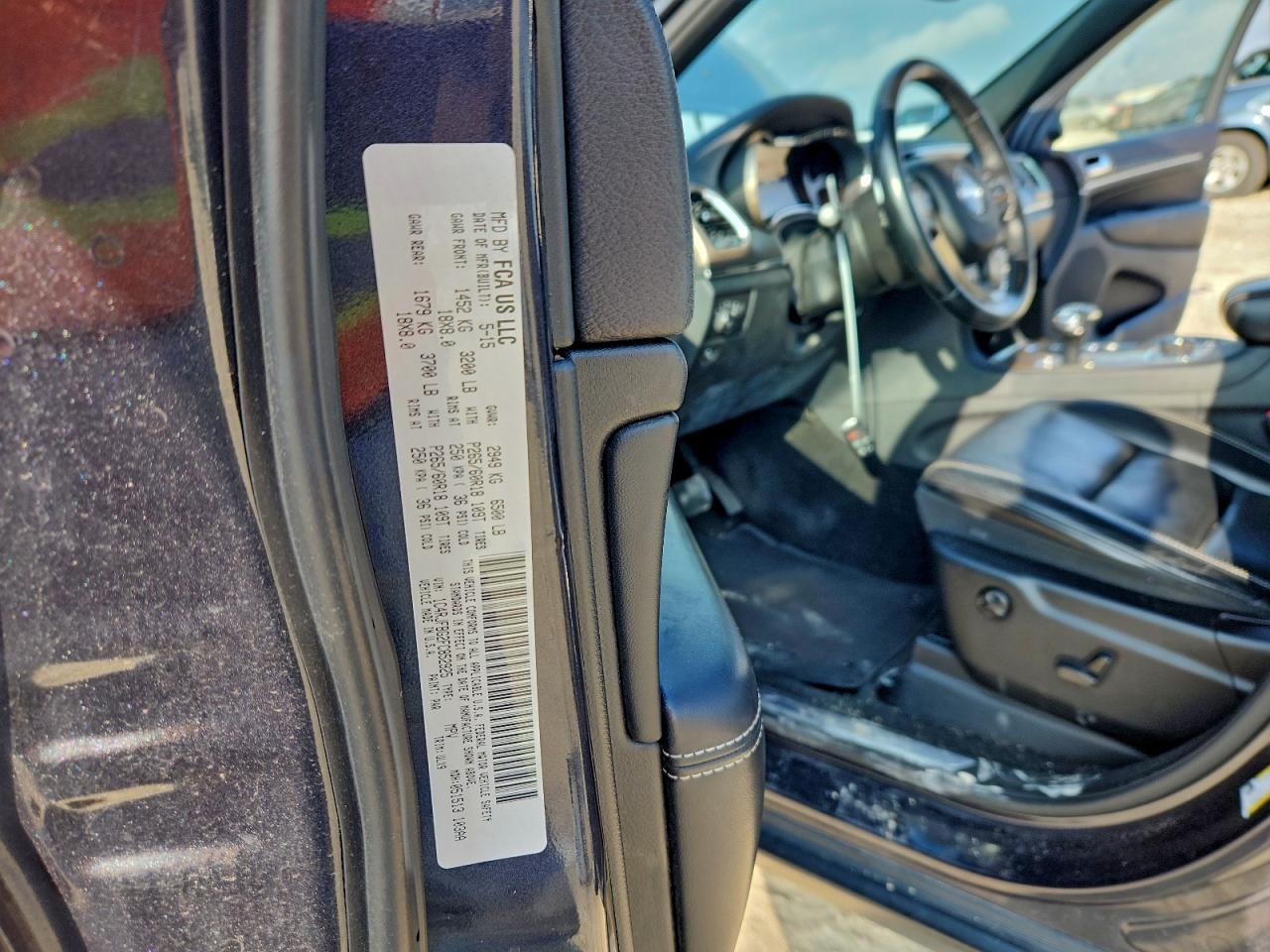 2015 Jeep Grand Cherokee Limited VIN: 1C4RJFBG2FC852925 Lot: 93749735