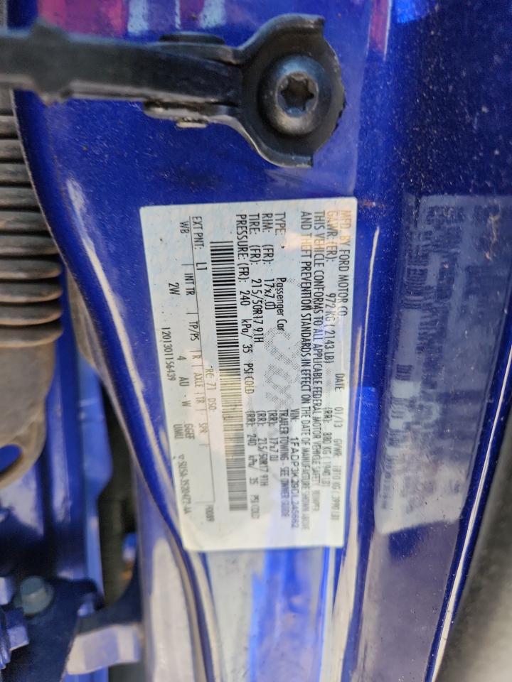 2013 Ford Focus Se VIN: 1FADP3K29DL245662 Lot: 91704715